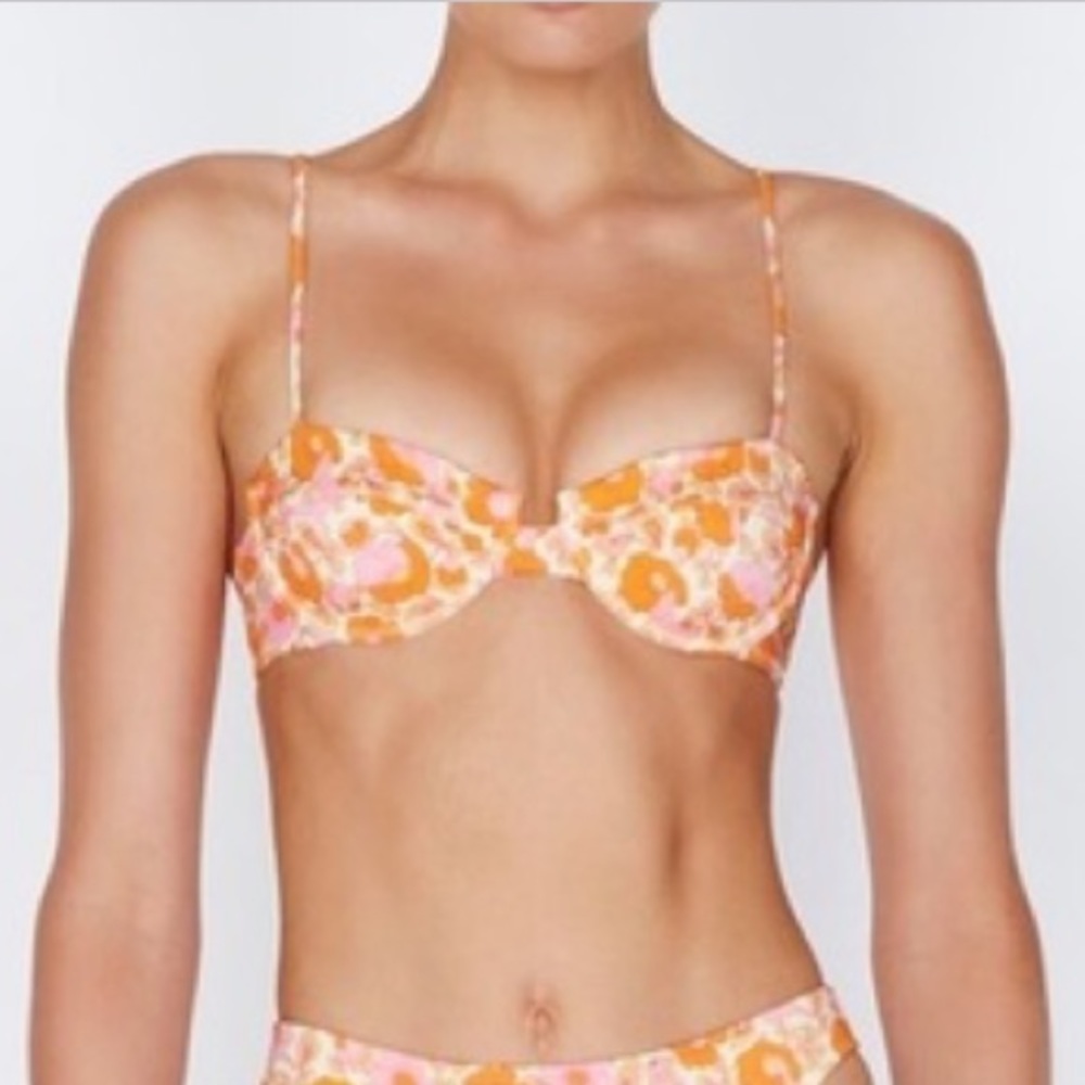 floral Triangl bathing suit set